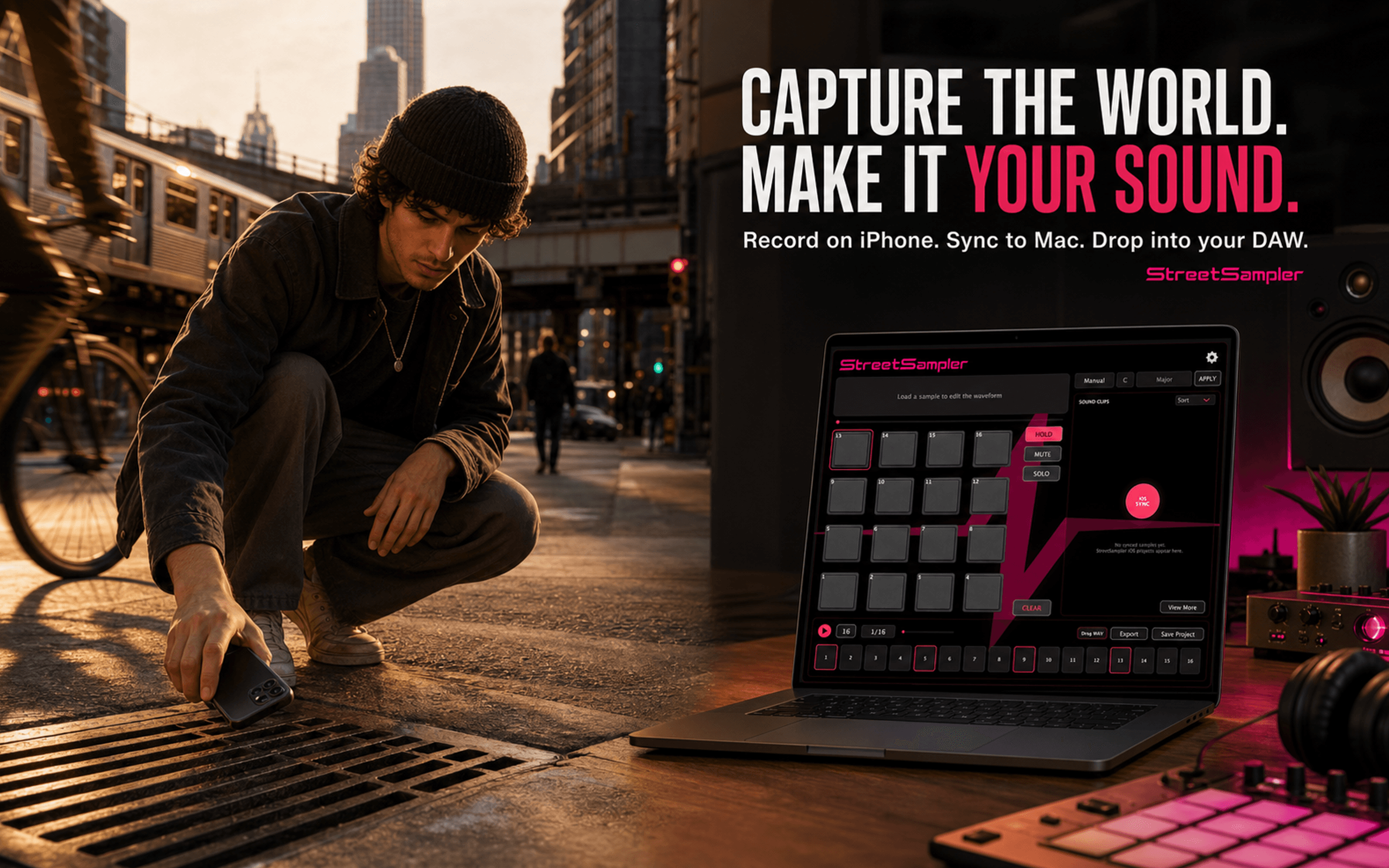 StreetSampler for Mac workflow 1