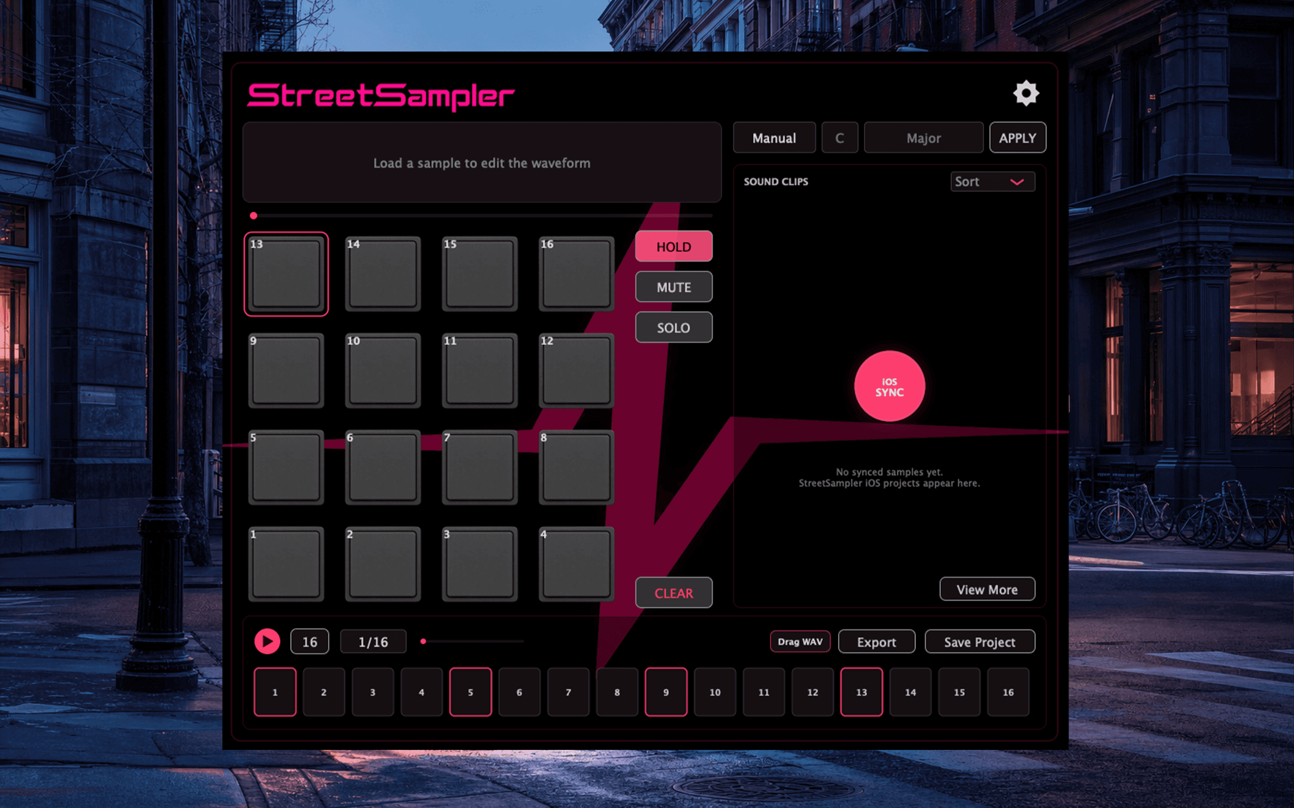 StreetSampler for Mac workflow 4